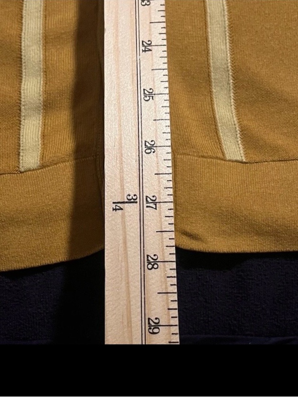 Todd Snyder Vertical Stripe Full Placket Button Up Sweater Polo Large 95689 - Picture 7 of 14